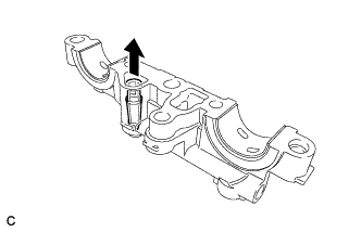 Lexus DTC  P0011 DTC  P0012. Remove the oil control valve filter.
