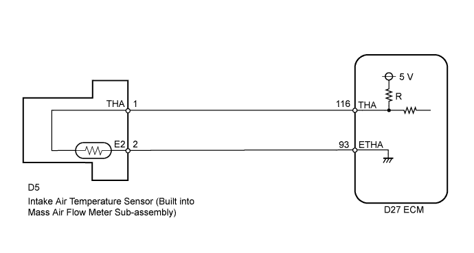 Lexus DTC  P0112 DTC  P0113 Wiring diagram