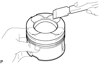 Engine unit 2AD-FHV, remove the carbon from the piston top.