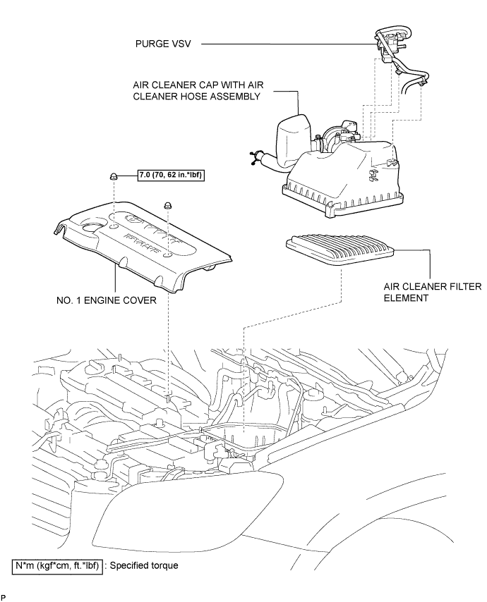 Toyota Rav4. Aca30, 33, 38 Ala30.Система Управления Двигателем 2Az-Fe.Система Sfi.Knock Sensor  Components