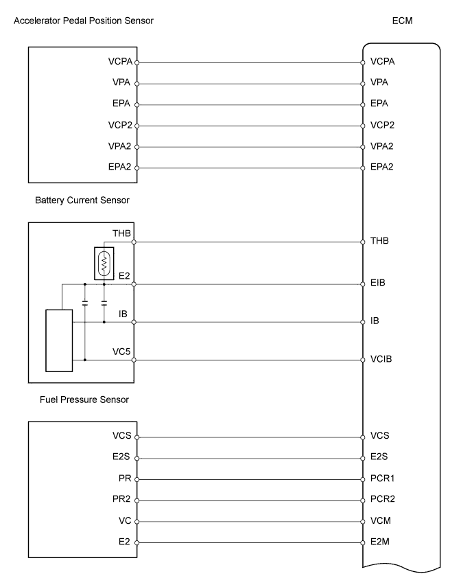 Toyota Rav4. Aca30, 33, 38 Ala30.Система Управления Двигателем 2Ad-Fhv.Система Ecd.Ecd System Vc Output Circuit