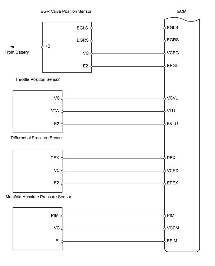 Toyota Rav4. Aca30, 33, 38 Ala30.Система Управления Двигателем 2Ad-Fhv.Система Ecd.Ecd System Vc Output Circuit