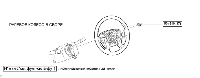 Camry ASV50 GSV50 ACV51.Рулевая Колонка.Система Наклонной Телескопической Рулевой Колонки С Электроприводом.Рулевое колесо  узлы и детали