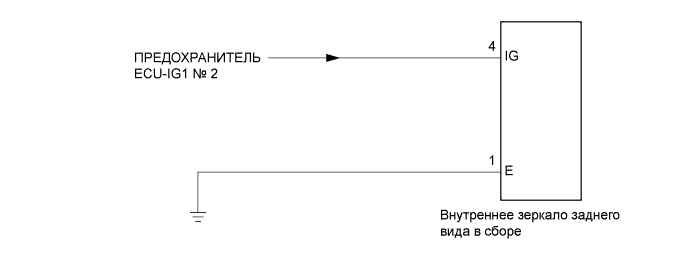 Camry ASV50 GSV50 ACV51.Зеркала (В Салоне).Внутреннее Зеркало Заднего Вида.Внутреннее зеркало заднего вида  схема системы