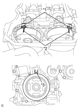 Camry ASV50 GSV50 ACV51.Механическая Часть Двигателя 2Ar-Fe.Двигатель.Распредвал  снятие