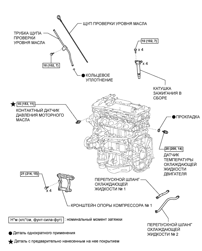 Camry ASV50 GSV50 ACV51.Механическая Часть Двигателя 2Ar-Fe.Двигатель.Блок двигателя узлы и детали