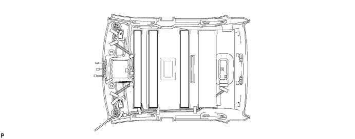 Camry ASV50 GSV50 ACV51.Внутренние Панели Отделка Салона.Система Заднего Солнцезащитного Навеса.Обивка крыши  разборка