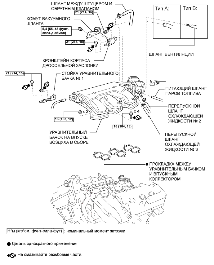 Camry ASV50 GSV50 ACV51.Механическая Часть Двигателя 2Gr-Fe.Двигатель.Блок двигателя узлы и детали