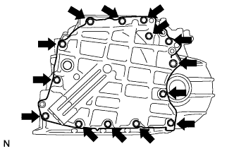 Camry ASV50 GSV50 ACV51.Автоматическая Трансмиссия В Блоке С Главной Передачей U660E .Система Автоматической Трансмиссии.Блок автоматической трансмиссии  разборка