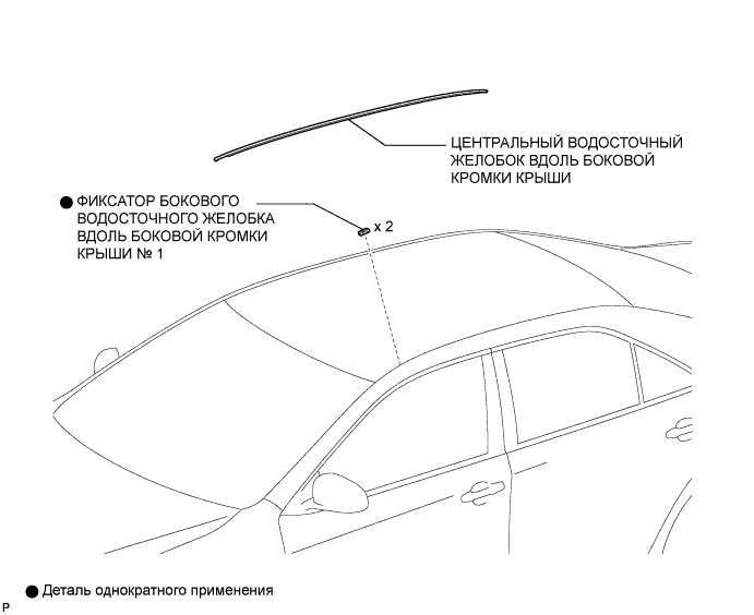 Camry ASV50 GSV50 ACV51.Наружные Панели Наружная Отделка.Передний Бампер.Боковой водосточный желобок вдоль боковой кромки крыши узлы и детали