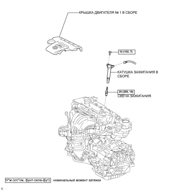 Camry ASV50 GSV50 ACV51.Система Управления Двигателем 2Ar-Fe.Система Sfi.Катушка зажигания и свеча зажигания  узлы и детали
