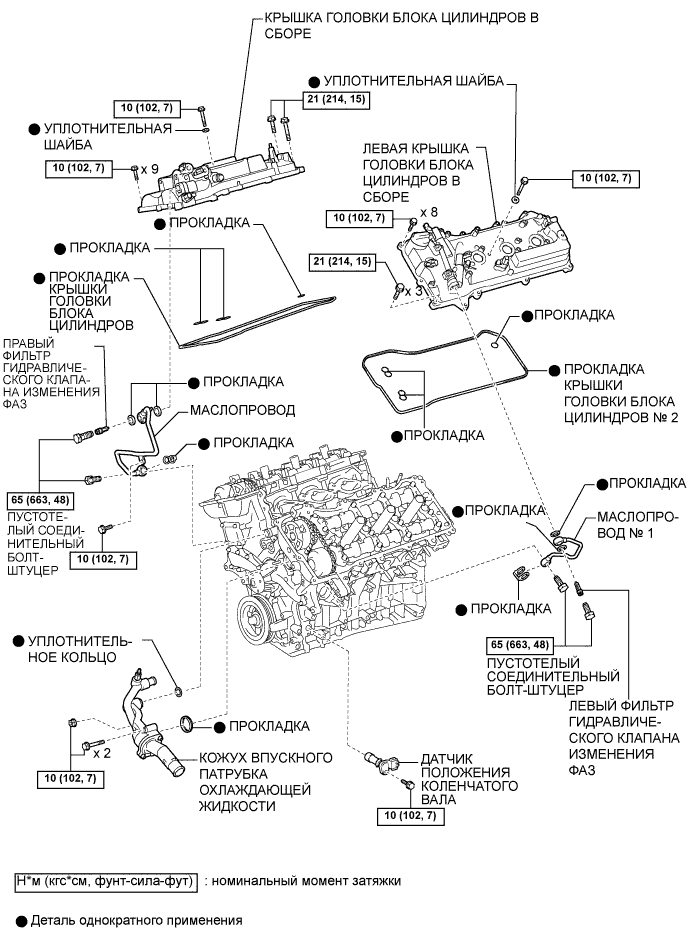Camry ASV50 GSV50 ACV51.Система Смазки Двигателя 2Gr-Fe.Система Смазки.Масляный насос  узлы и детали