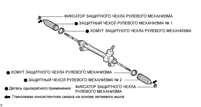 Camry ASV50 GSV50 ACV51.Рулевые Тяги Рулевой Механизм.Рулевой Механизм.Рулевой механизм  узлы и детали