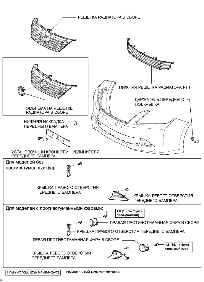 Camry ASV50 GSV50 ACV51.Наружные Панели Наружная Отделка.Передний Бампер.Передний бампер  узлы и детали