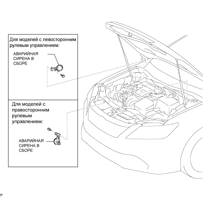 Camry ASV50 GSV50 ACV51.Противоугонная Система Система Дистанционного Управления Замками Дверей.Интеллектуальная Система Посадки И Запуска (Для Моделей С Функцией Посадки).Аварийная сирена в сборе узлы и детали