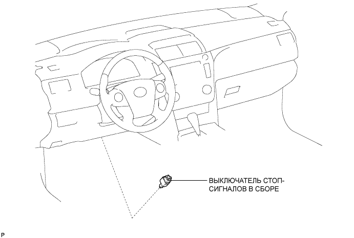 Camry ASV50 GSV50 ACV51.Освещение (Наружное).Система Освещения.Выключатель стоп-сигналов  узлы и детали
