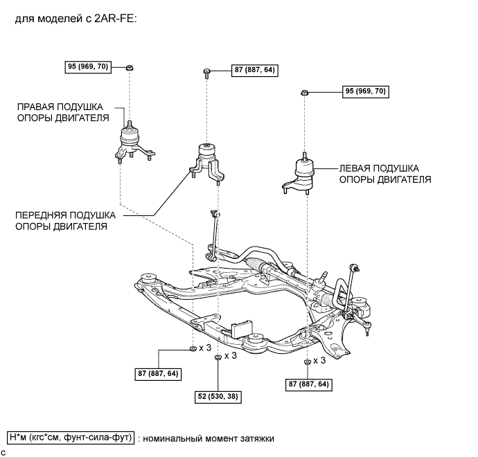 Camry ASV50 GSV50 ACV51.Передняя Подвеска.Система Передней Подвески.Элемент передней подвески  узлы и детали