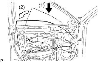 Camry ASV50 GSV50 ACV51.Наружные Панели Наружная Отделка.Передний Бампер.Молдинг рамы окна передней двери  установка