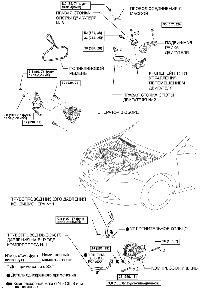 Camry ASV50 GSV50 ACV51.Механическая Часть Двигателя 2Ar-Fe.Двигатель.Двигатель в сборе  узлы и детали