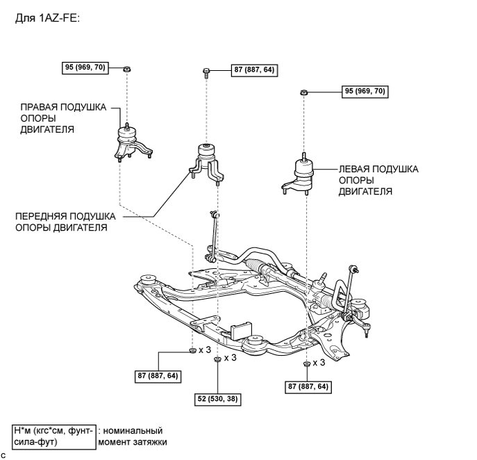 Camry ASV50 GSV50 ACV51.Передняя Подвеска.Система Передней Подвески.Элемент передней подвески  узлы и детали