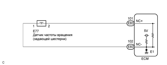 Camry ASV50 GSV50 ACV51.Автоматическая Трансмиссия В Блоке С Главной Передачей U241E.Система Автоматической Трансмиссии.
dtc
  p0793  датчик частоты вращения промежуточного вала a