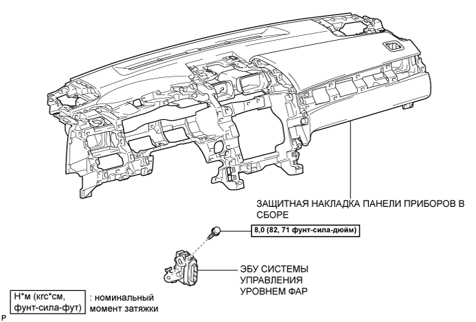 Camry ASV50 GSV50 ACV51.Освещение (Наружное).Система Освещения.Эбу системы управления уровнем фар  узлы и детали