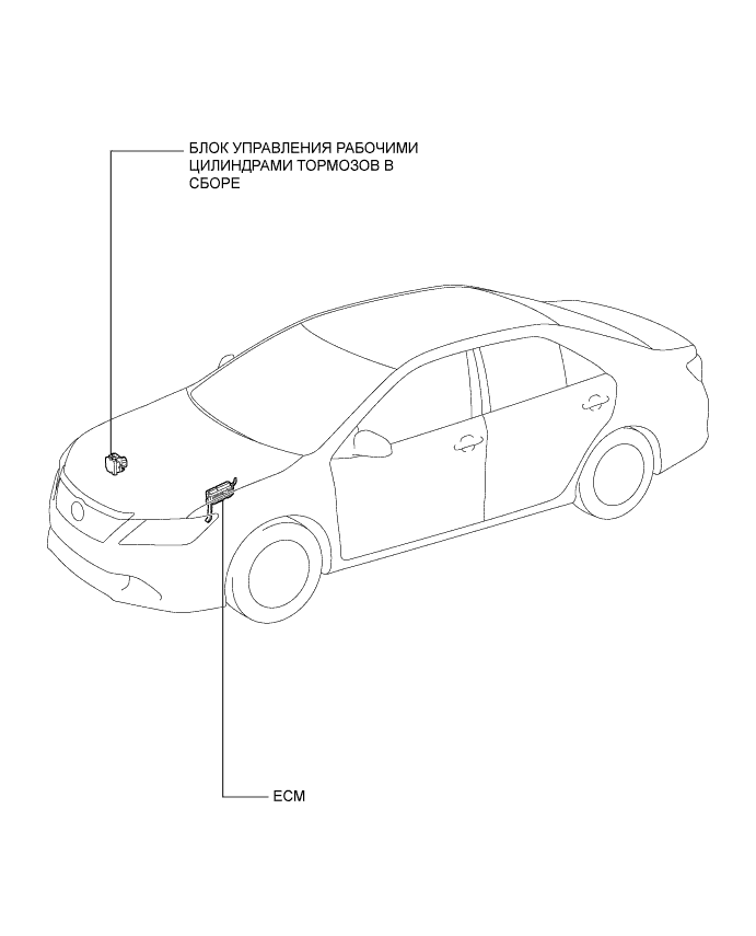 Camry ASV50 GSV50 ACV51.Сети.Система Передачи Данных Lin.Система передачи данных can  расположение деталей