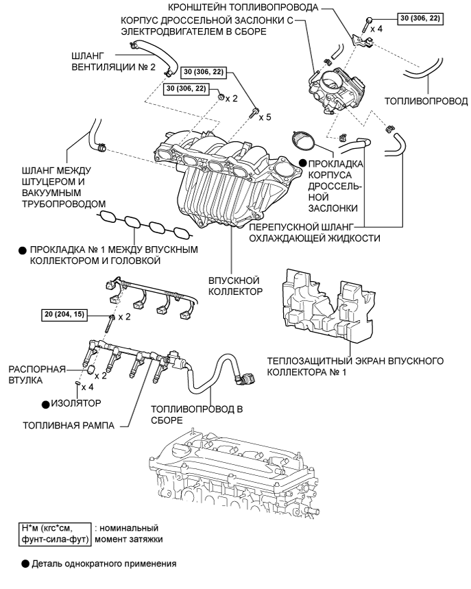 Camry ASV50 GSV50 ACV51.Механическая Часть Двигателя 1Az-Fe.Двигатель.Блок двигателя  узлы и детали