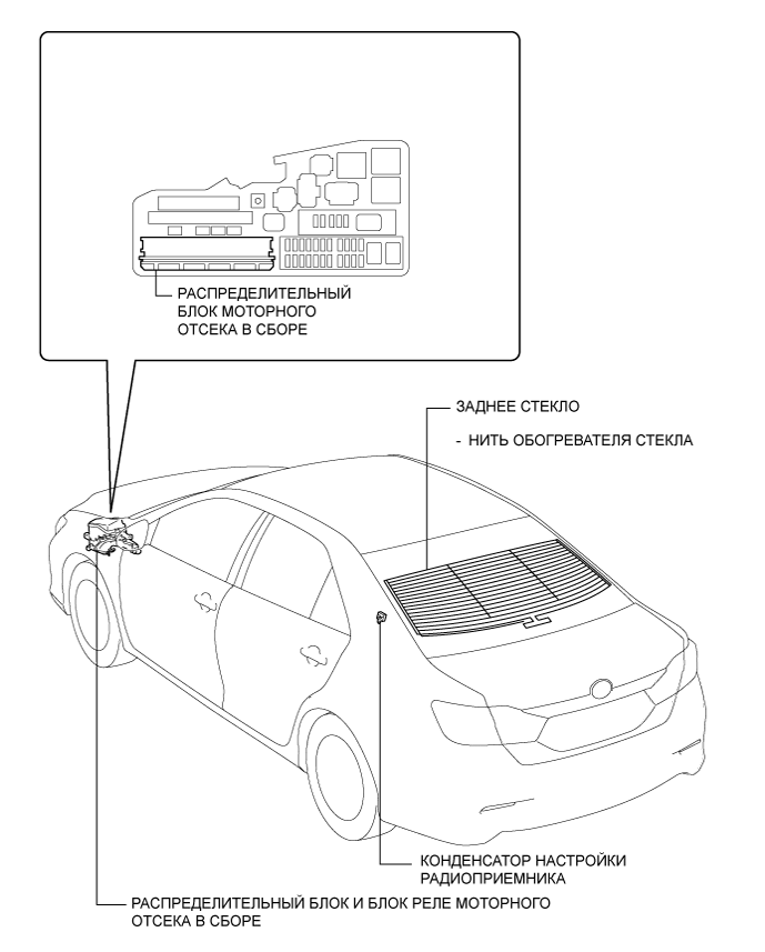 Camry ASV50 GSV50 ACV51.Окна Стекла.Система Управления Электрическими Стеклоподъемниками.Система обогревателей стекол  расположение деталей