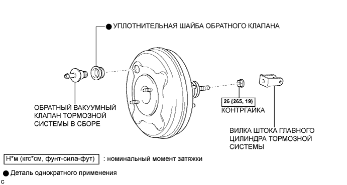 Camry ASV50 GSV50 ACV51.Тормозная Система (Другая).Тормозная Система.Усилитель тормозной системы (для моделей с левосторонним рулевым управлением) узлы и детали