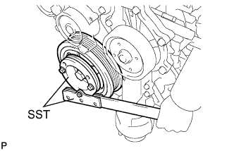 COROLLA, AURIS. ZZE150 ZRE151,152 NDE150.Механическая Часть Двигателя 2Ad-Fhv.Двигатель.Задний Сальник Коленчатого Вала  Установка