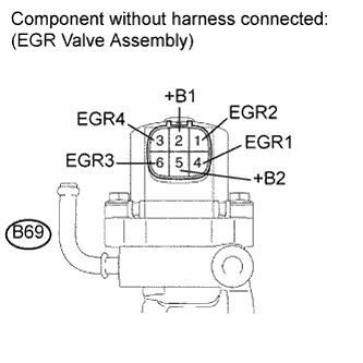 COROLLA, AURIS. ZZE150 ZRE151,152 NDE150.Система Управления Двигателем 1Nd-Tv.Система Ecd.
Dtc
  P0403  Exhaust Gas Recirculation Control Circuit