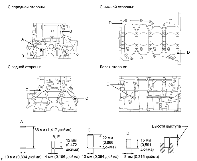 COROLLA, AURIS. ZZE150 ZRE151,152 NDE150.Механическая Часть Двигателя 2Zr-Fe.Двигатель.Блок Цилиндров  Замена