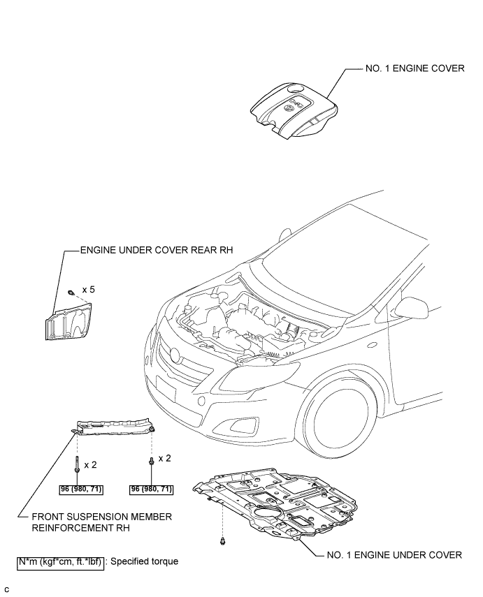 COROLLA, AURIS. ZZE150 ZRE151,152 NDE150.Механическая Часть Двигателя 1Nd-Tv.Двигатель.Передний Сальник Коленчатого Вала  Узлы И Детали