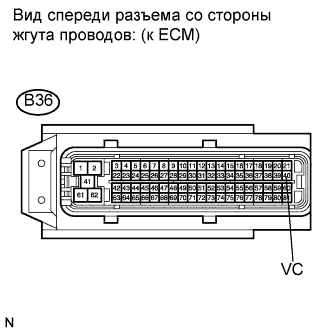 COROLLA, AURIS. ZZE150 ZRE151,152 NDE150.Система Управления Двигателем 4Zz-Fe.Система Sfi.Система Sfi  Выходная Цепь Vc
