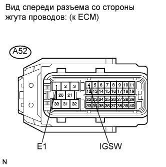 COROLLA, AURIS. ZZE150 ZRE151,152 NDE150.Система Управления Двигателем 4Zz-Fe.Система Sfi.Система Sfi  Цепь Питания Ecm
