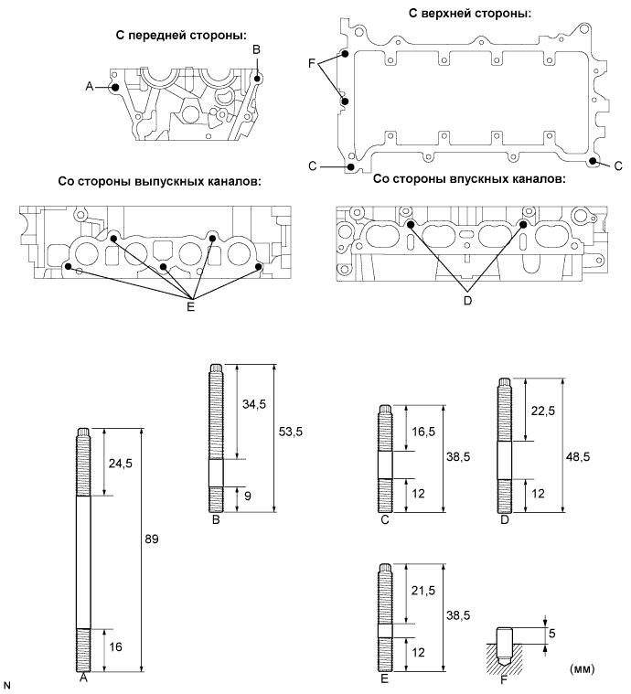 COROLLA, AURIS. ZZE150 ZRE151,152 NDE150.Механическая Часть Двигателя 4Zz-Fe.Двигатель.Головка Блока Цилиндров  Замена