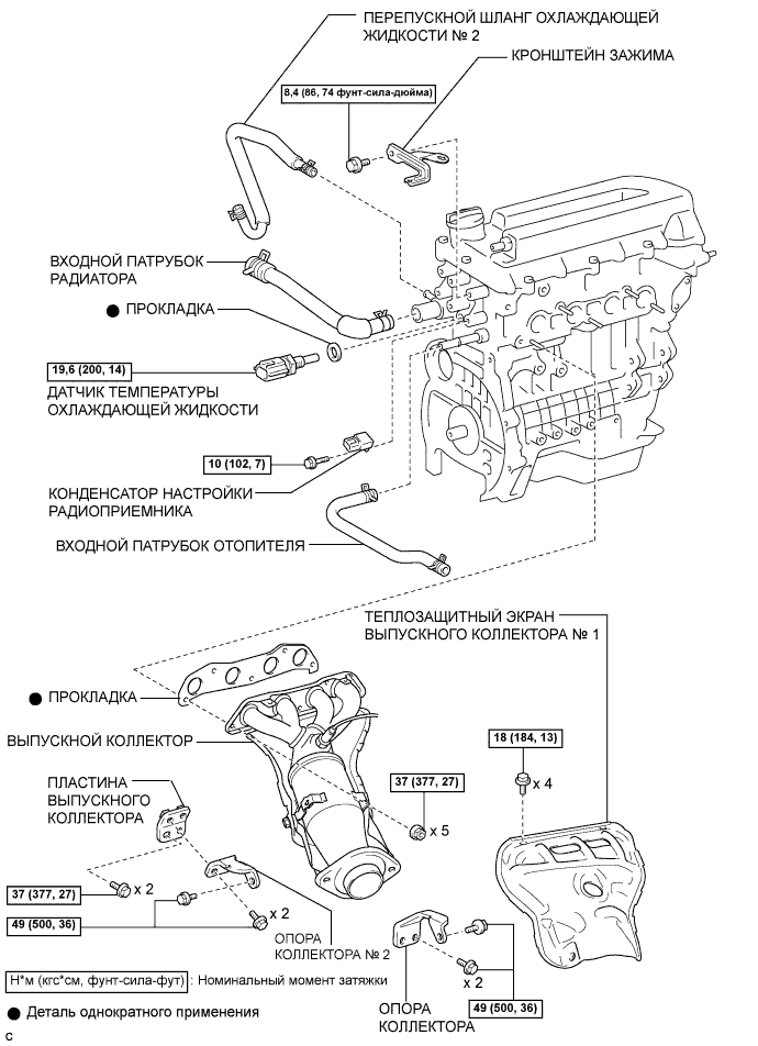 COROLLA, AURIS. ZZE150 ZRE151,152 NDE150.Механическая Часть Двигателя 4Zz-Fe.Двигатель.Двигатель В Сборе Узлы И Детали