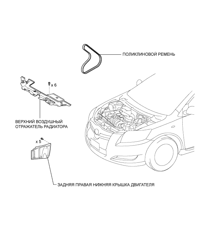 COROLLA, AURIS. ZZE150 ZRE151,152 NDE150.Кондиционирование Воздуха.Система Кондиционирования (Для Автоматического Кондиционера).Компрессор И Шкив (Для 1Zr-Fe) Узлы И Детали
