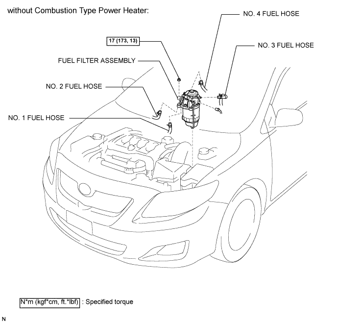 COROLLA, AURIS. ZZE150 ZRE151,152 NDE150.Топливная Система 1Ad-Ftv.Топливная Система.Топливный Фильтр  Узлы И Детали
