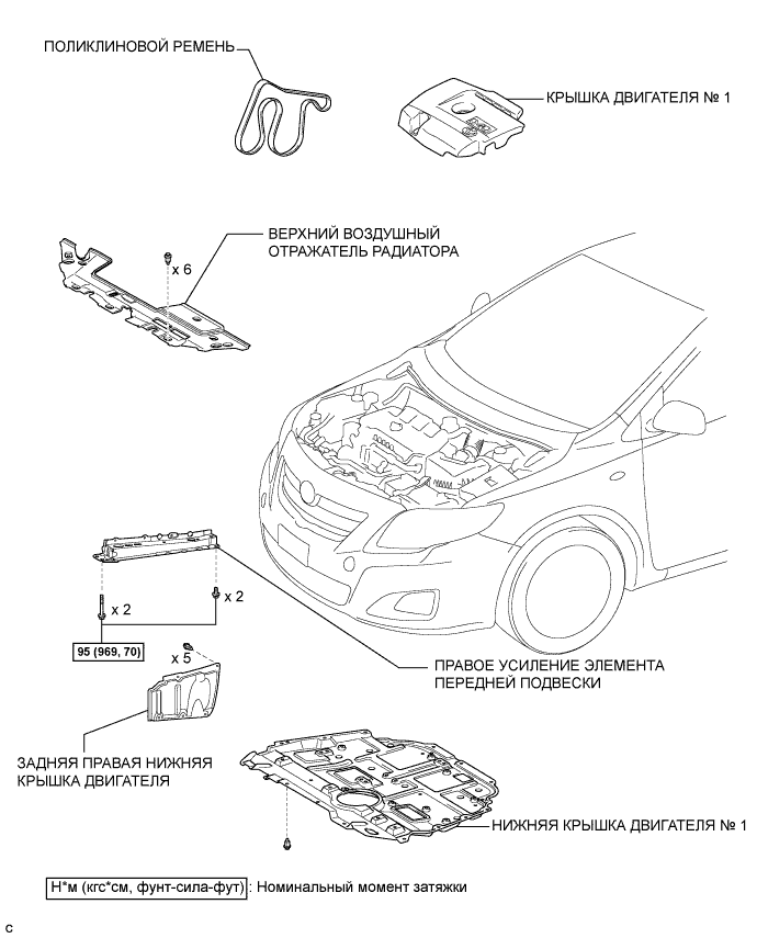 COROLLA, AURIS. ZZE150 ZRE151,152 NDE150.Кондиционирование Воздуха.Система Кондиционирования (Для Автоматического Кондиционера).Компрессор И Шкив (Для 1Ad-Ftv) Узлы И Детали