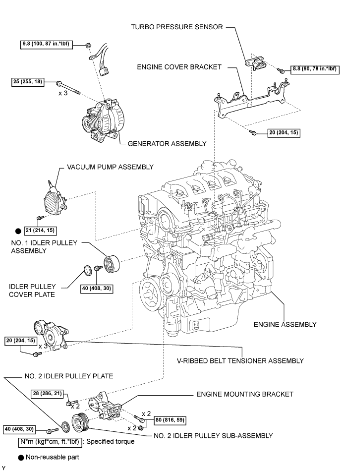 COROLLA, AURIS. ZZE150 ZRE151,152 NDE150.Механическая Часть Двигателя 1Ad-Ftv.Двигатель.Прокладка Головки Блока Цилиндров Узлы И Детали