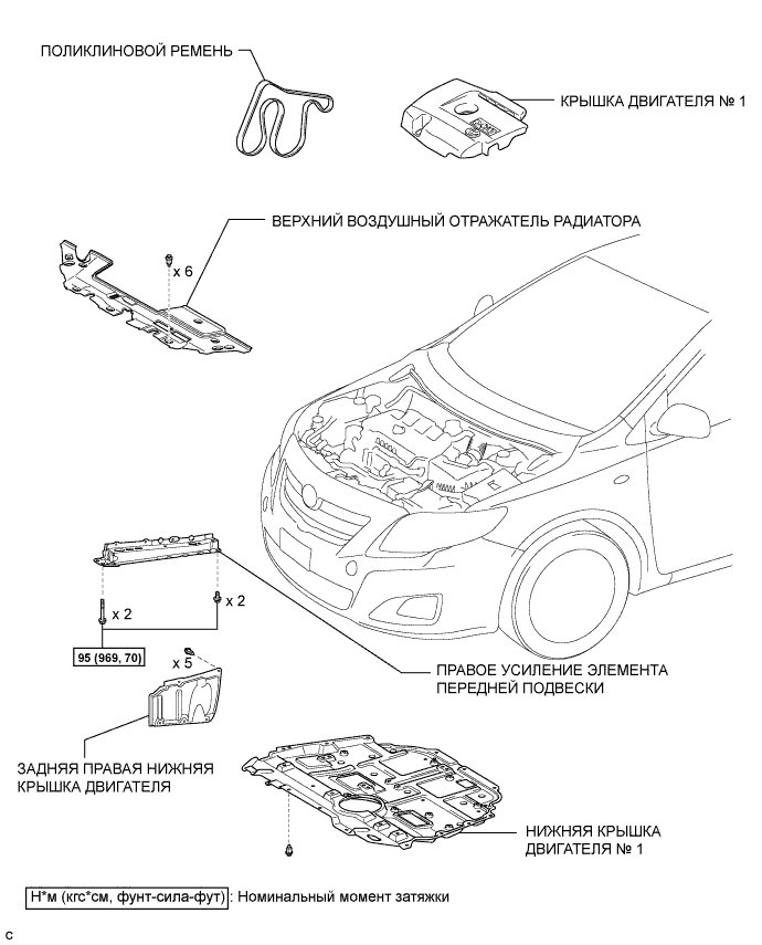 COROLLA, AURIS. ZZE150 ZRE151,152 NDE150.Кондиционирование Воздуха.Система Кондиционирования (Для Автоматического Кондиционера).Компрессор И Шкив (Для 2Ad-Fhv) Узлы И Детали