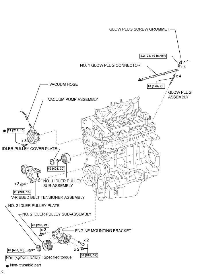 COROLLA, AURIS. ZZE150 ZRE151,152 NDE150.Механическая Часть Двигателя 2Ad-Fhv.Двигатель.Прокладка Головки Блока Цилиндров Узлы И Детали