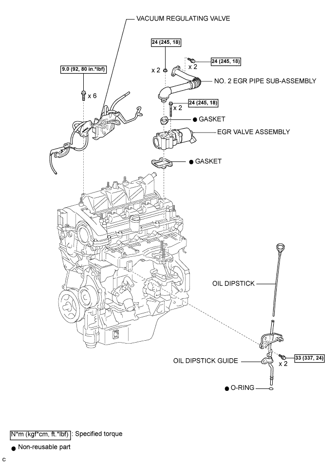 COROLLA, AURIS. ZZE150 ZRE151,152 NDE150.Механическая Часть Двигателя 2Ad-Fhv.Двигатель.Прокладка Головки Блока Цилиндров Узлы И Детали