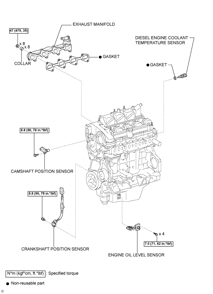 COROLLA, AURIS. ZZE150 ZRE151,152 NDE150.Механическая Часть Двигателя 2Ad-Fhv.Двигатель.Прокладка Головки Блока Цилиндров Узлы И Детали