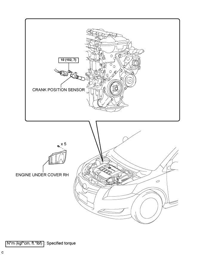 COROLLA, AURIS. ZZE150 ZRE151,152 NDE150.Система Управления Двигателем 2Zr-Fe.Система Sfi.Датчик Положения Коленчатого Вала  Узлы И Детали