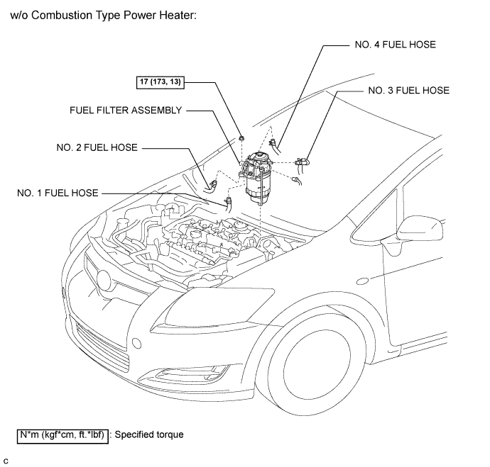 COROLLA, AURIS. ZZE150 ZRE151,152 NDE150.Топливная Система 2Ad-Fhv.Топливная Система.Топливный Фильтр  Узлы И Детали