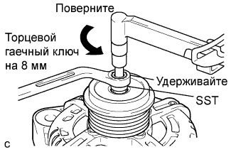 COROLLA, AURIS. ZZE150 ZRE151,152 NDE150.Система Зарядки 1Zr-Fe.Система Зарядки.Генератор (Для Моделей С Силой Тока 90 A)  Повторная Сборка
