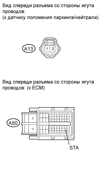 COROLLA, AURIS. ZZE150 ZRE151,152 NDE150.Система Управления Двигателем 1Zr-Fe.Система Sfi.
Dtc
  P0617  Высокий Уровень Сигнала В Цепи Реле Стартера